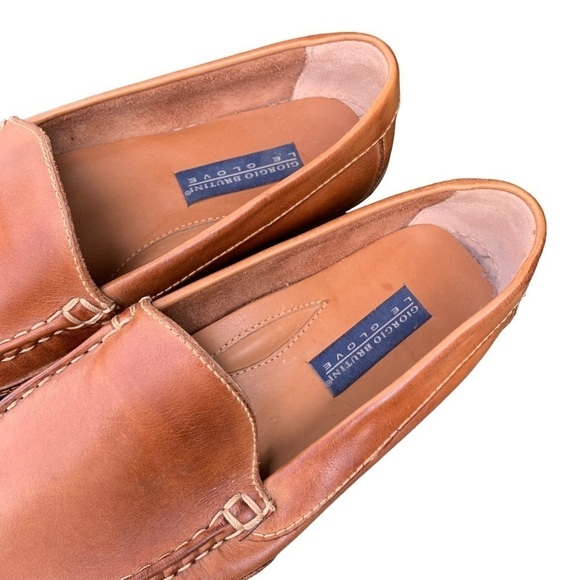 Giorgio Brutini Le Glove Leather Loafers Casual Slip on Dress Shoes Size 10 1/2